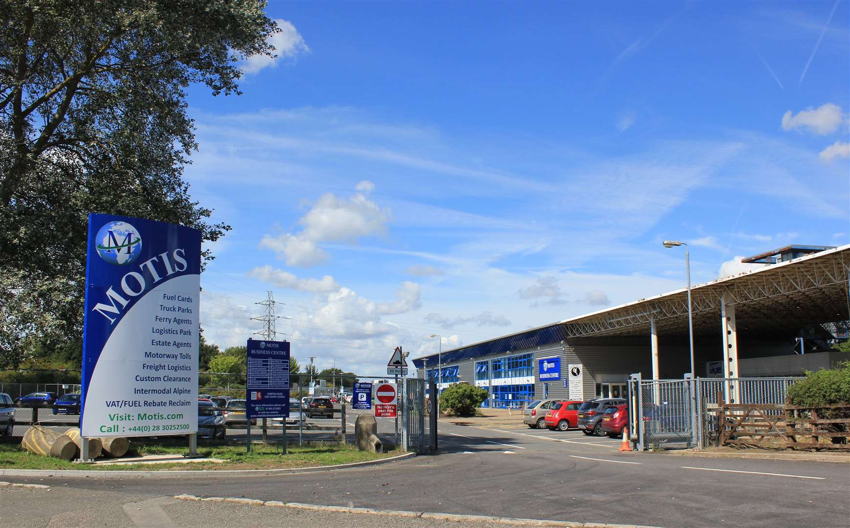 Cars parked at the Motis Business Centre for the day. Picture: Motis