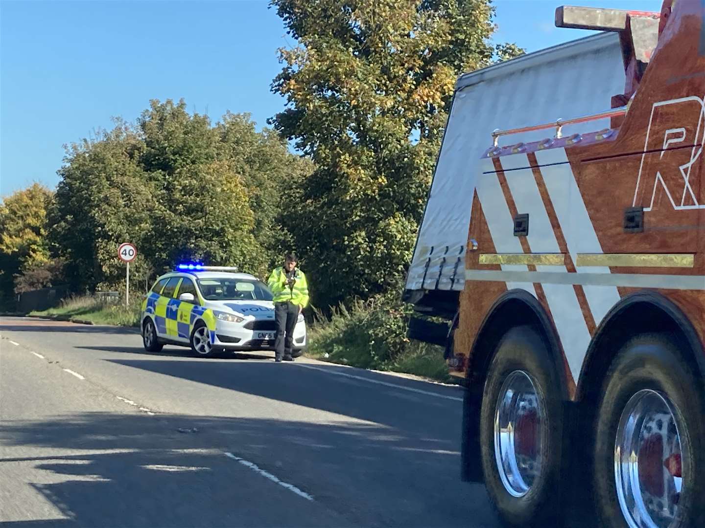 Police attended alongside ambulance crews