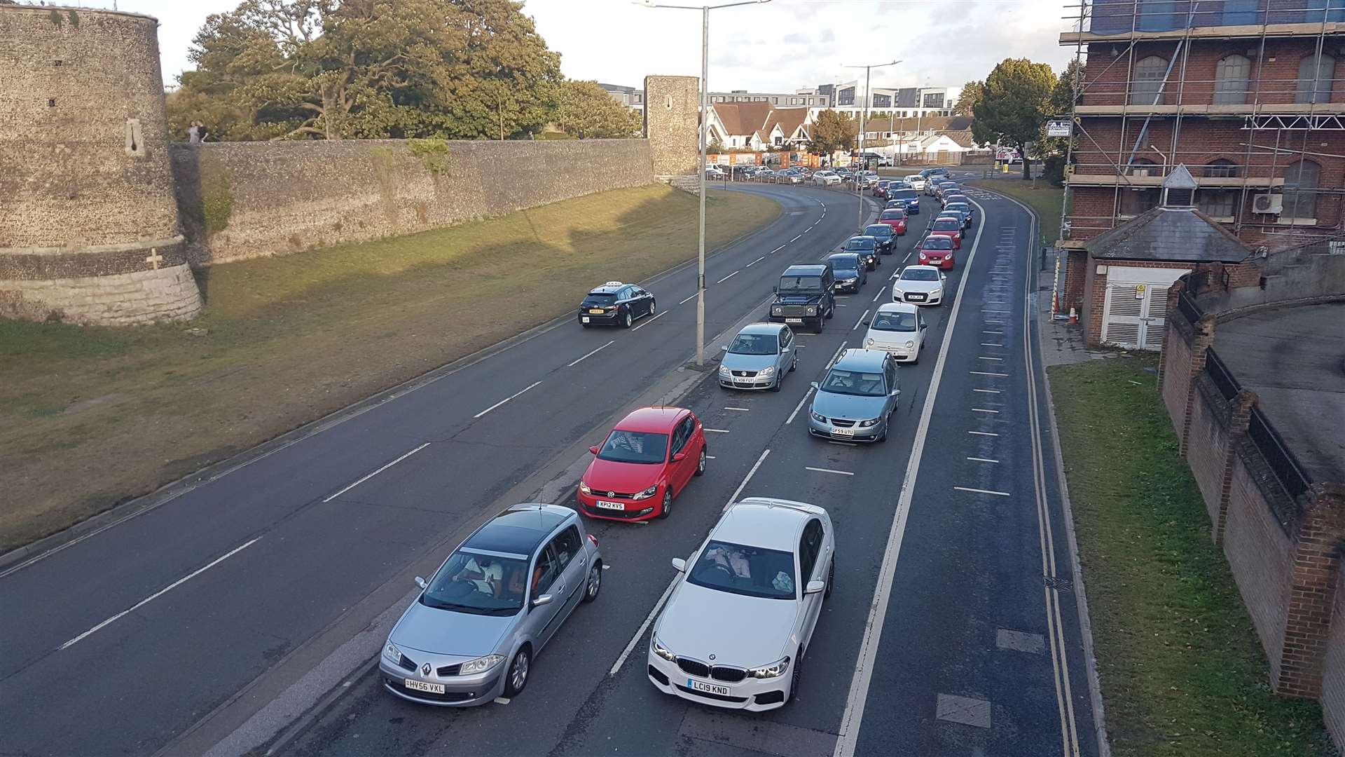 The approach to Wincheap Roundabout is consistently snarled up