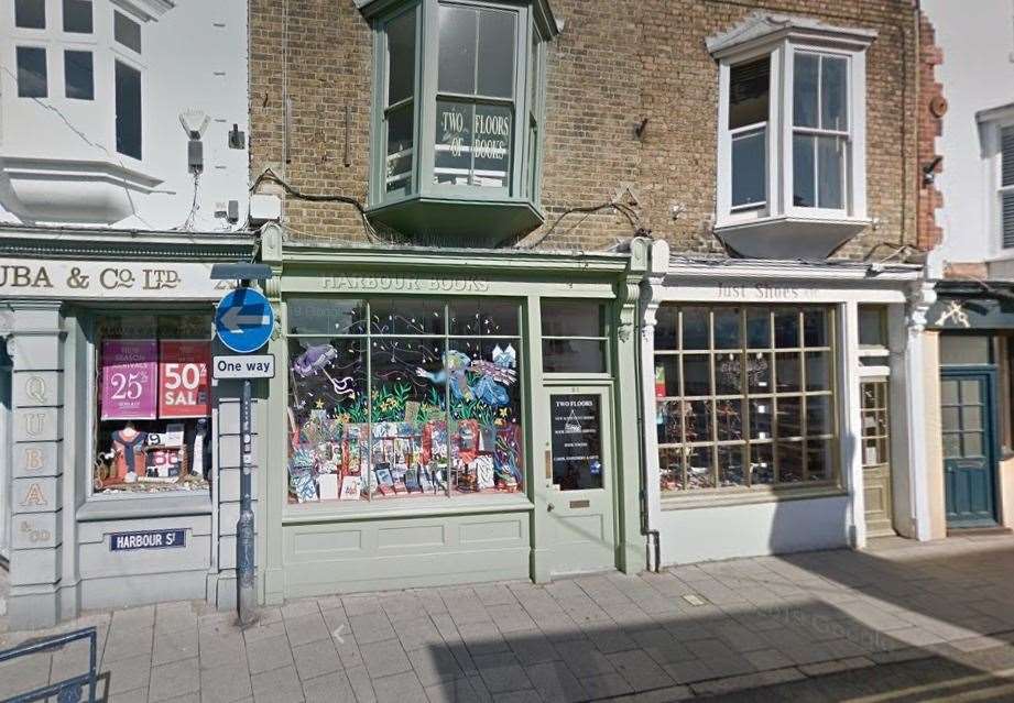 Harbour Books in Whitstable is closing down. Picture: Google Street View