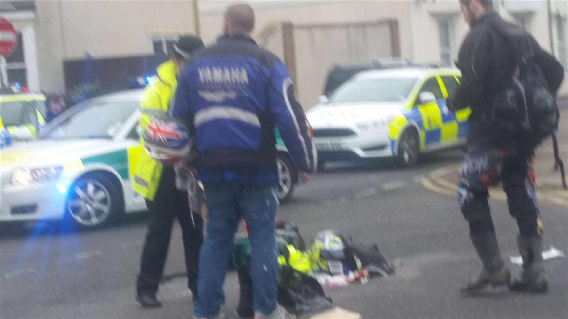 Injuries have been reported after a crash in Blenheim Road, Deal. Picture Malachi Sewell