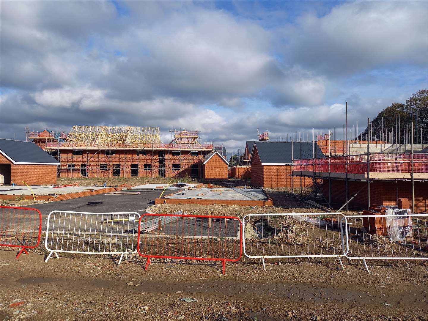 The first phases of the housing project off Littlebourne Road