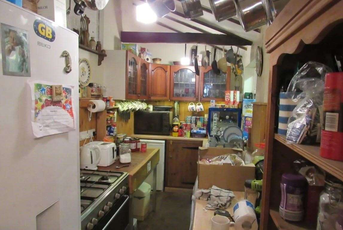 The kitchen area. Picture: Zoopla / Wilbee & Son