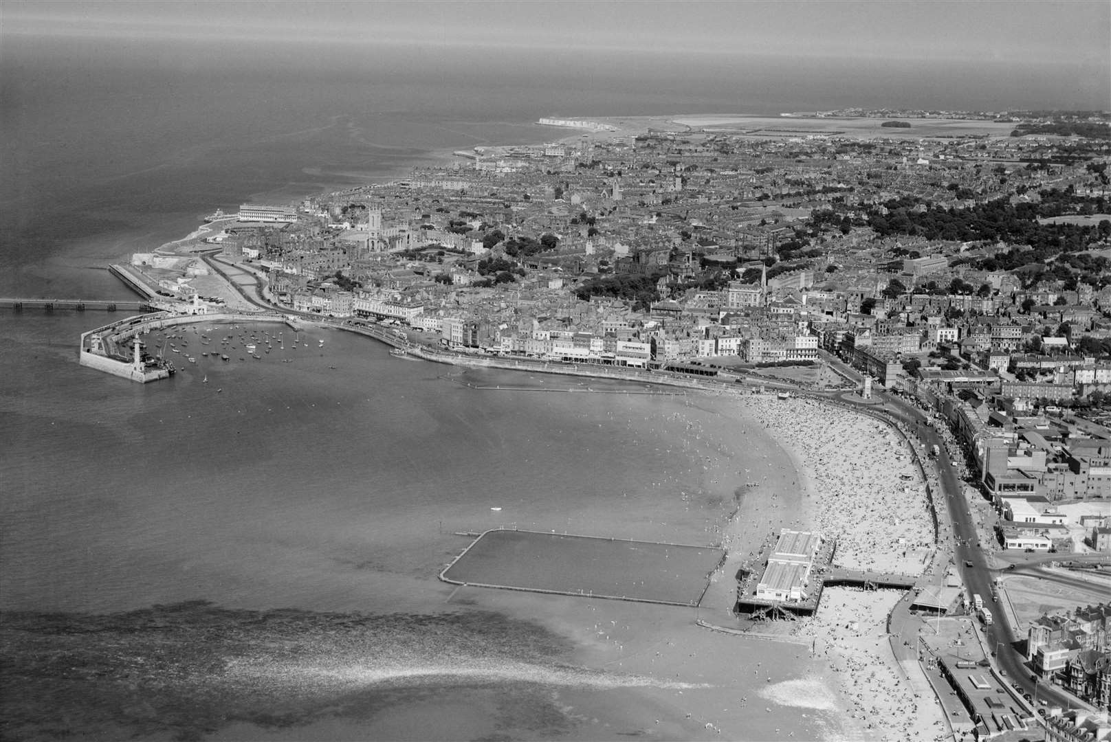 The Marine Terrace bathing pavilion pictured in 1949. Picture: Historic England Archive