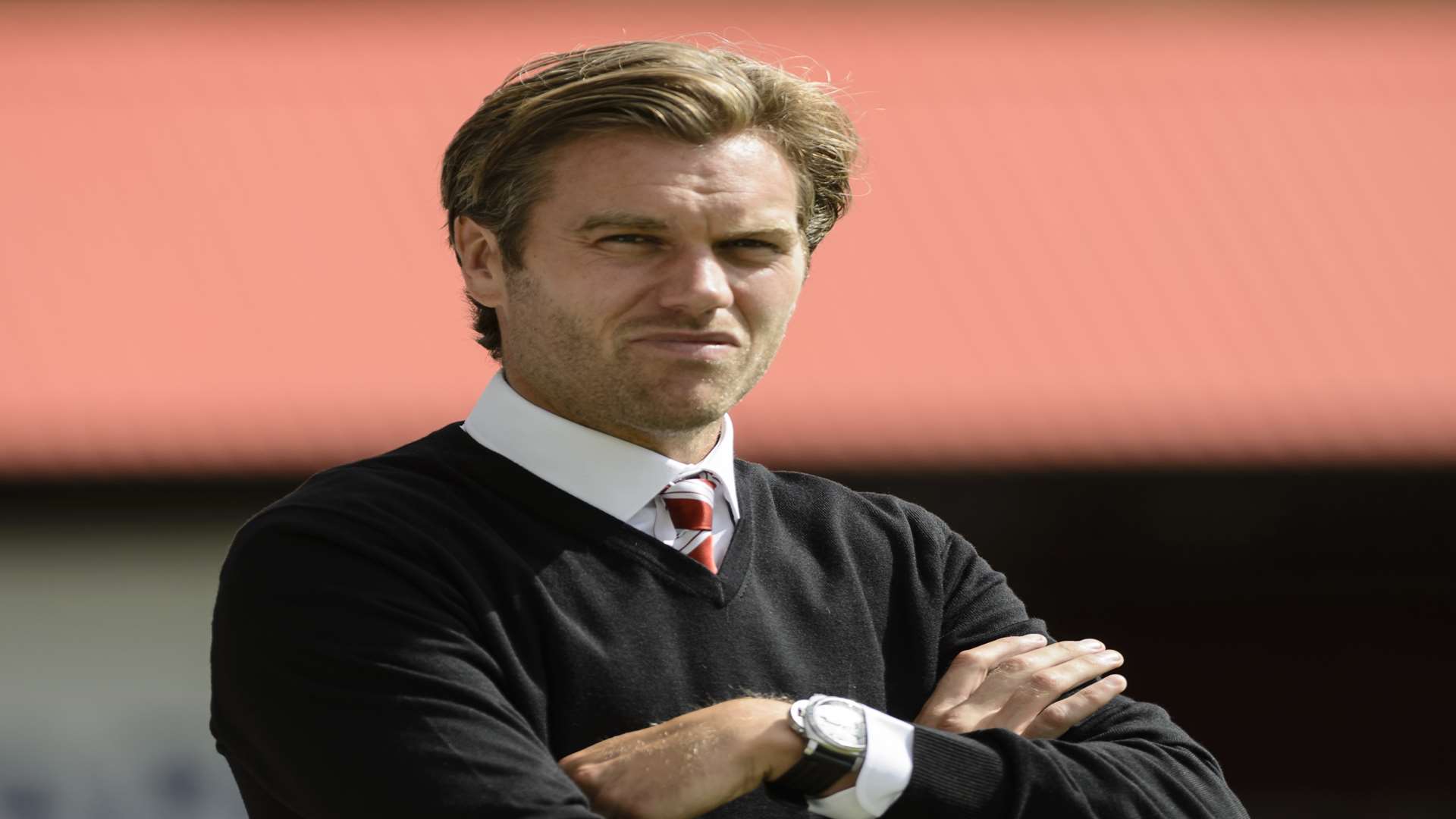 Ebbsfleet manager Daryl McMahon Picture: Andy Payton