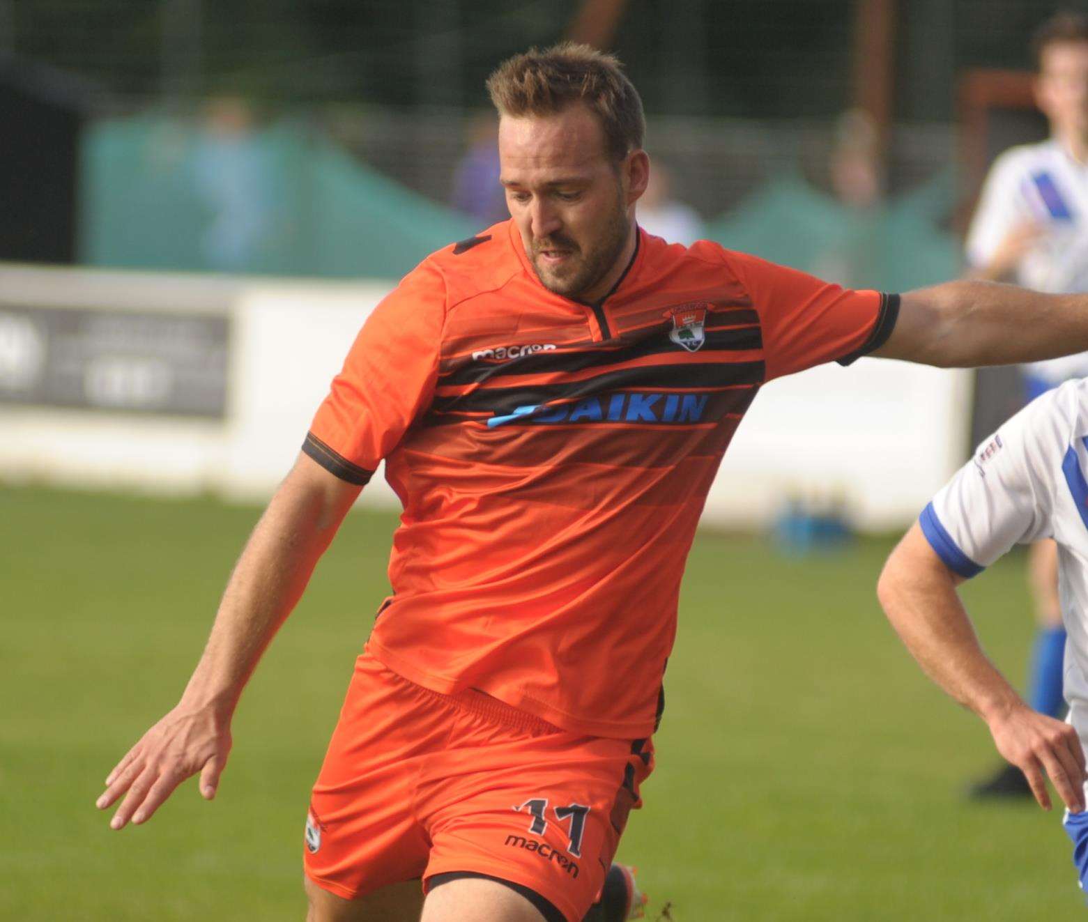 Ricky Gundry scored for Lordswood Picture: Steve Crispe