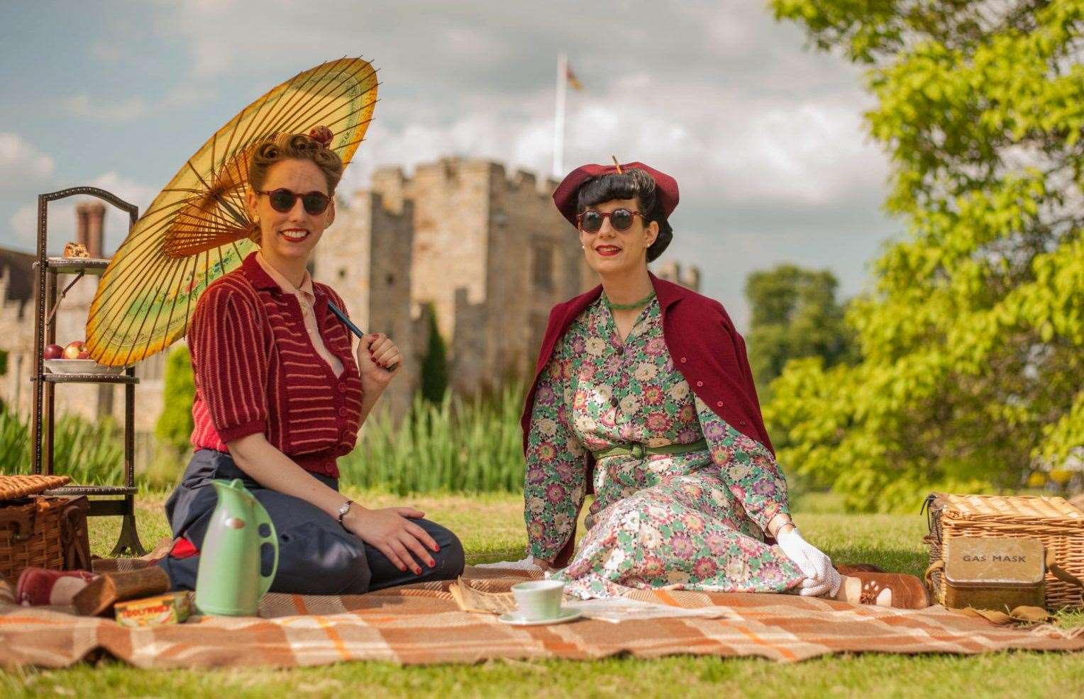 Hever’s Home Front takes place within the castle’s award-winning gardens and grounds. Picture: Hever Castle and Gardens