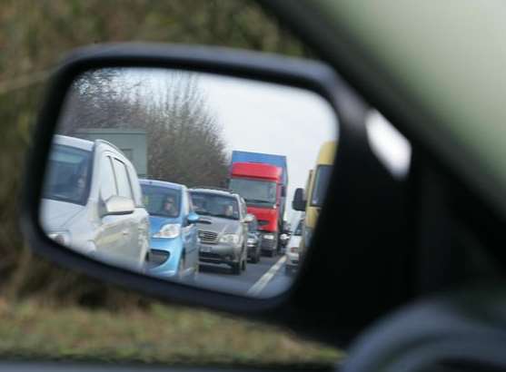 Motorists are warned of possible delays. Stock image