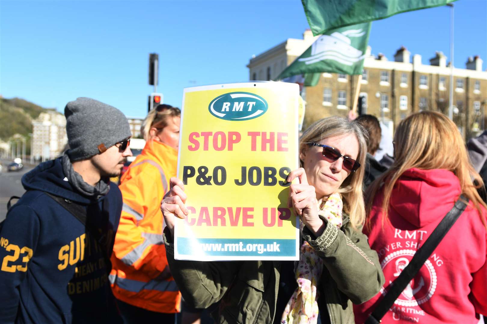 There were two days of protests in Dover as P&O faced a public backlash for their decision to sack 800 workers