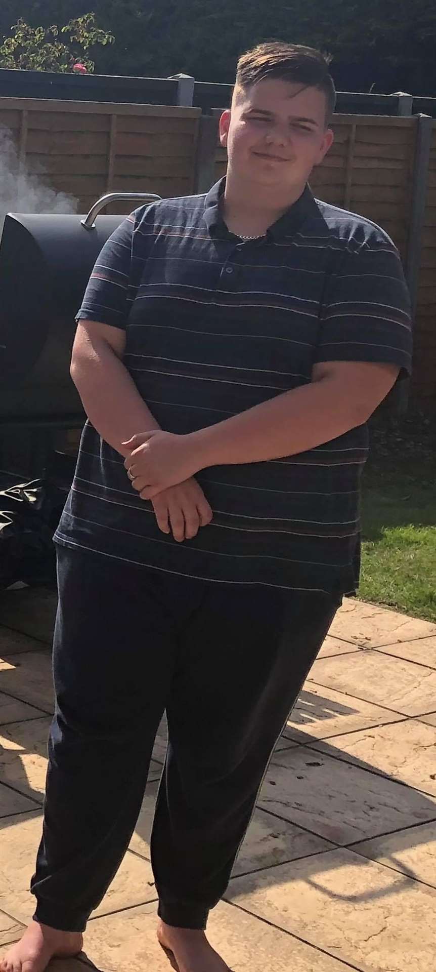 Josh before his weightloss