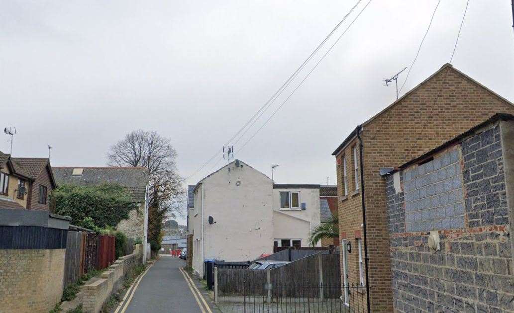 Over 1,000 plants were found inside a disused commercial building in School Lane, Ramsgate. Picture: Google