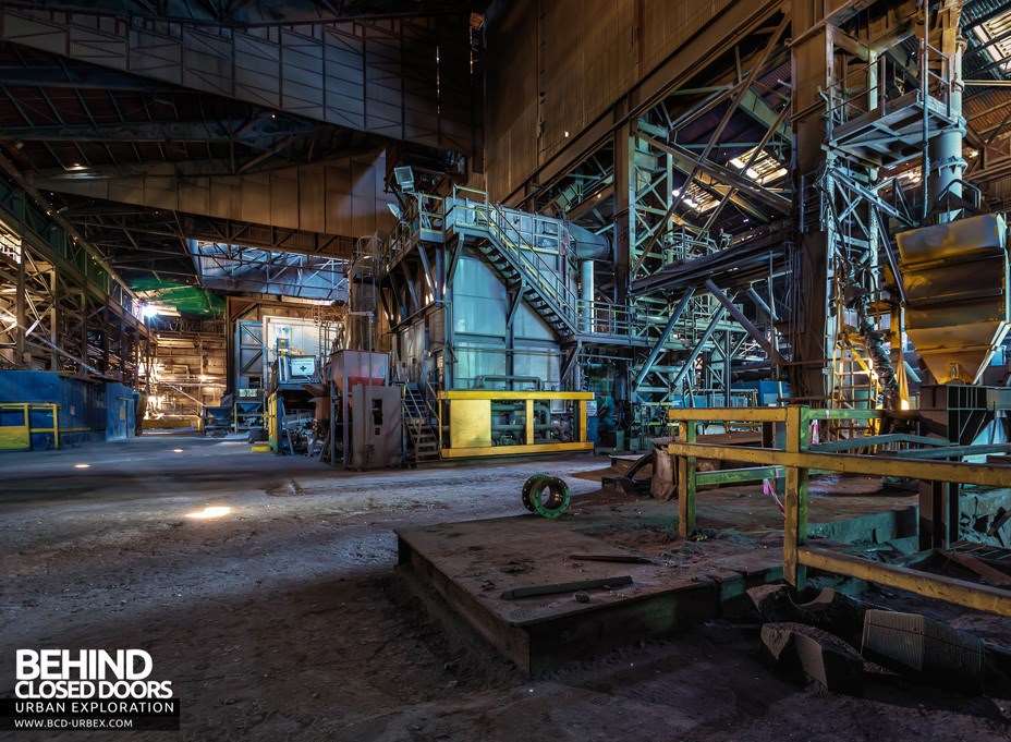 Ghost mill: Inside Sheerness steelworks after it closed. Picture: Behind Closed Doors www.bcd-urbex.com