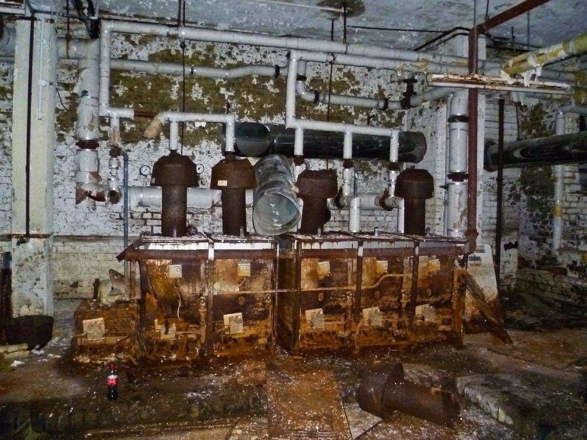 A photo showing inside the dilapidated former St Augustine's site in Chartham, near Canterbury. Picture: Stacy Leith