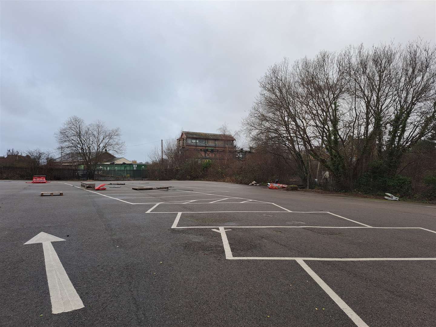 While sitting empty the Station Road West car park, in Canterbury, has become a popular makeshift skate park