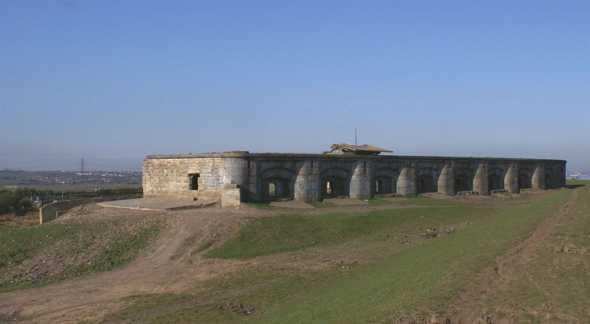 Shornemead Fort on the banks of the Thames in Higham. Picture: Hester Phillips