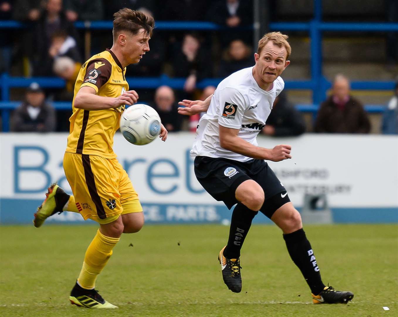 Stuart Lewis finished his playing days at Dover Athletic Picture: Alan Langley