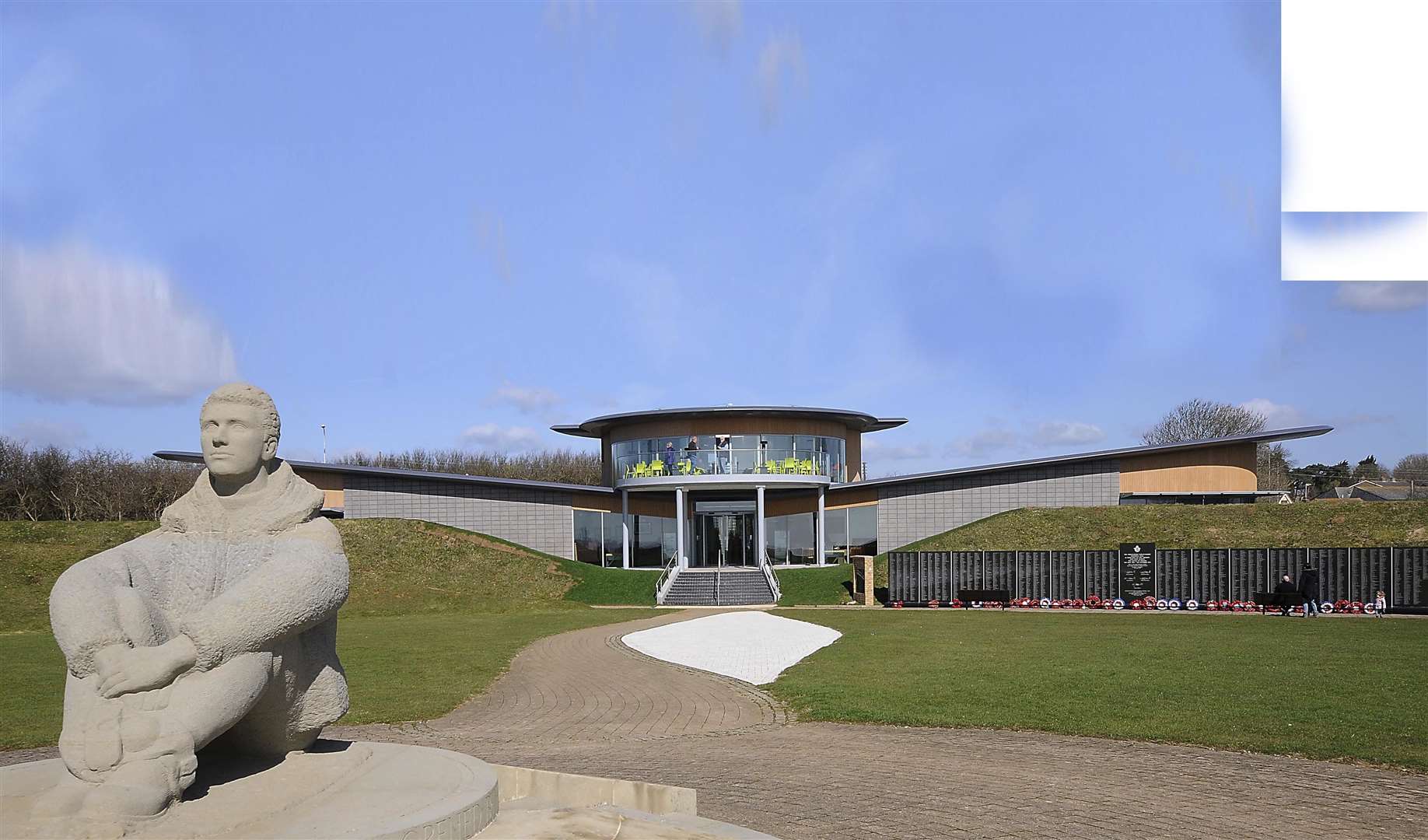 The Battle of Britain Memorial, in Capel Le Ferne