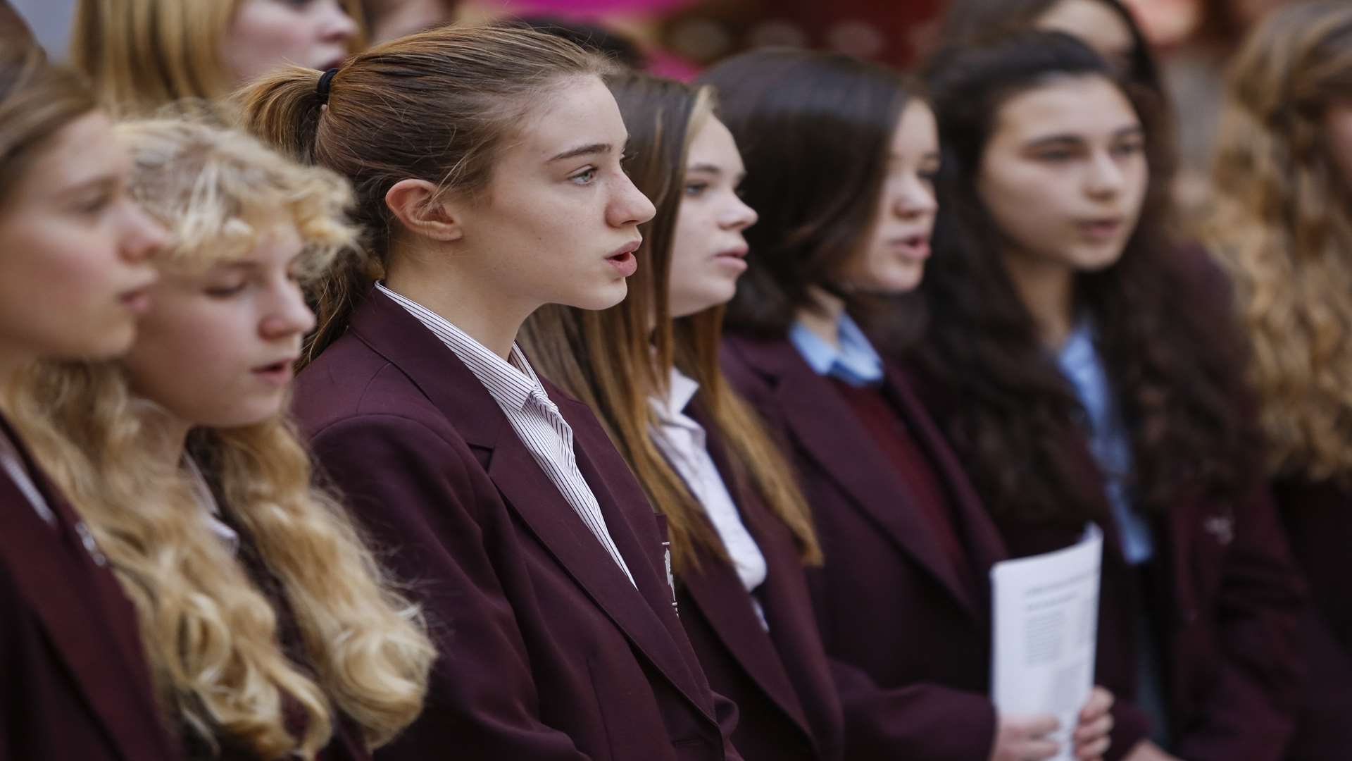 Pupils from Invicta Gramar School joined in. Picture: Martin Apps