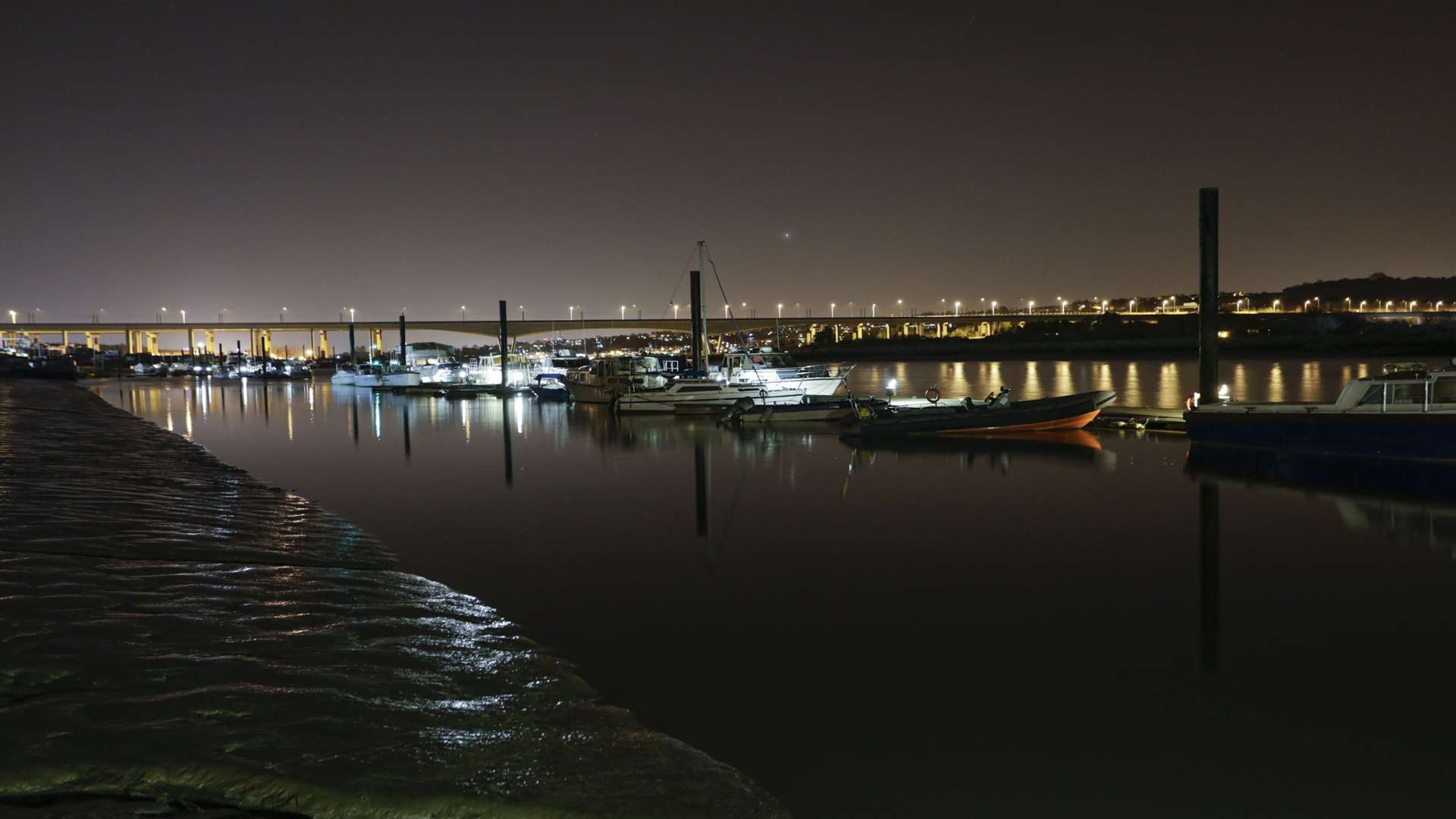 The River Medway at Station Road, Cuxton.