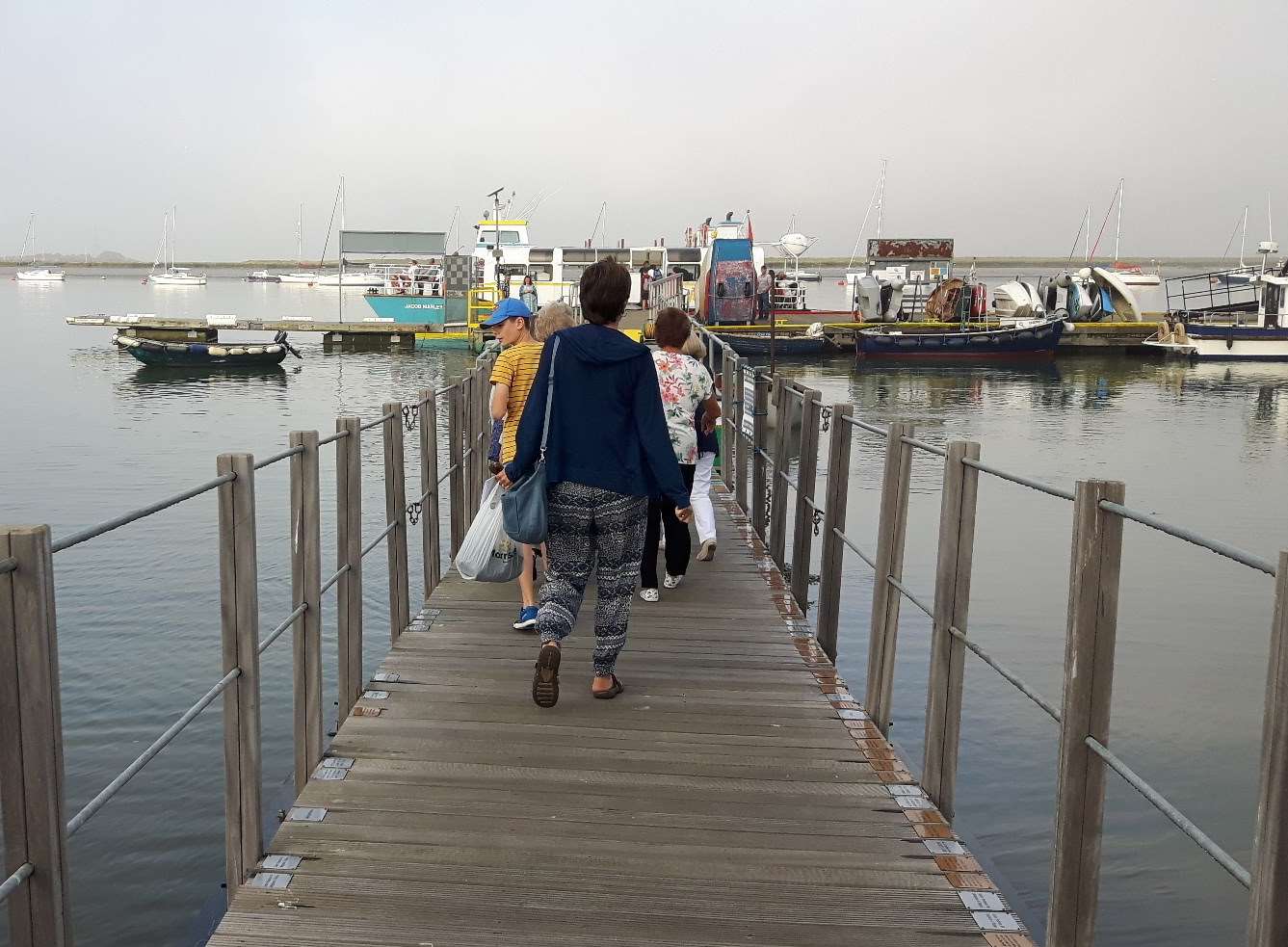 Navigating the all-tide landing at Queenborough for the first ferry from Sheppey to Southend Pier for more than 20 years on bank holiday Monday.