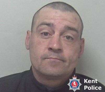 Jordan Best attempted to gouge out a police officer's eye when they tried to arrest him. Picture: Kent Police