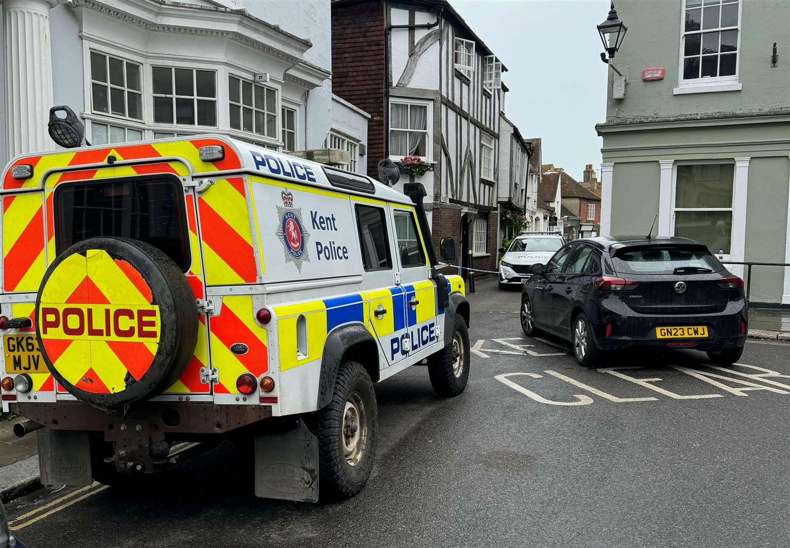 Officers remained in Sandwich for two days after the deaths in July