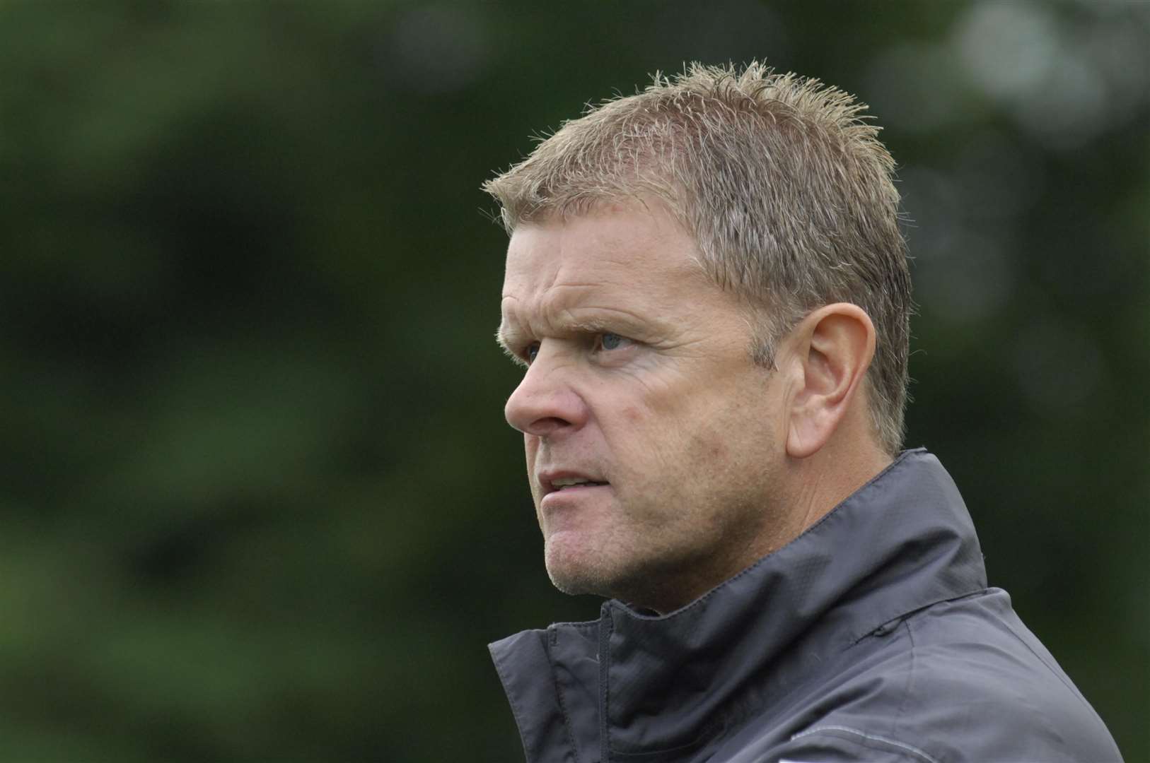 Ashford United manager Tommy Warrilow Picture: Martin Apps