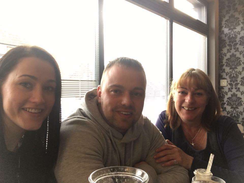 Penny Oliver with her daughter Charlotte and son Alex. Picture: Charlotte Dyer (4632947)