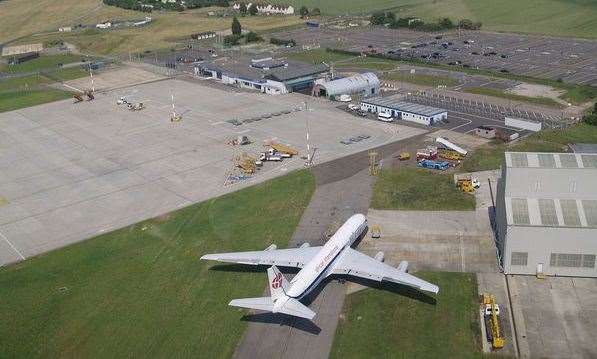 Manston Airport before its closure in 2014