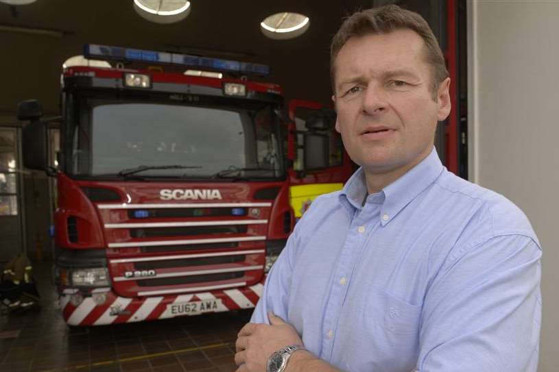 Kent Fire Brigade Union secretary Mark Simmons