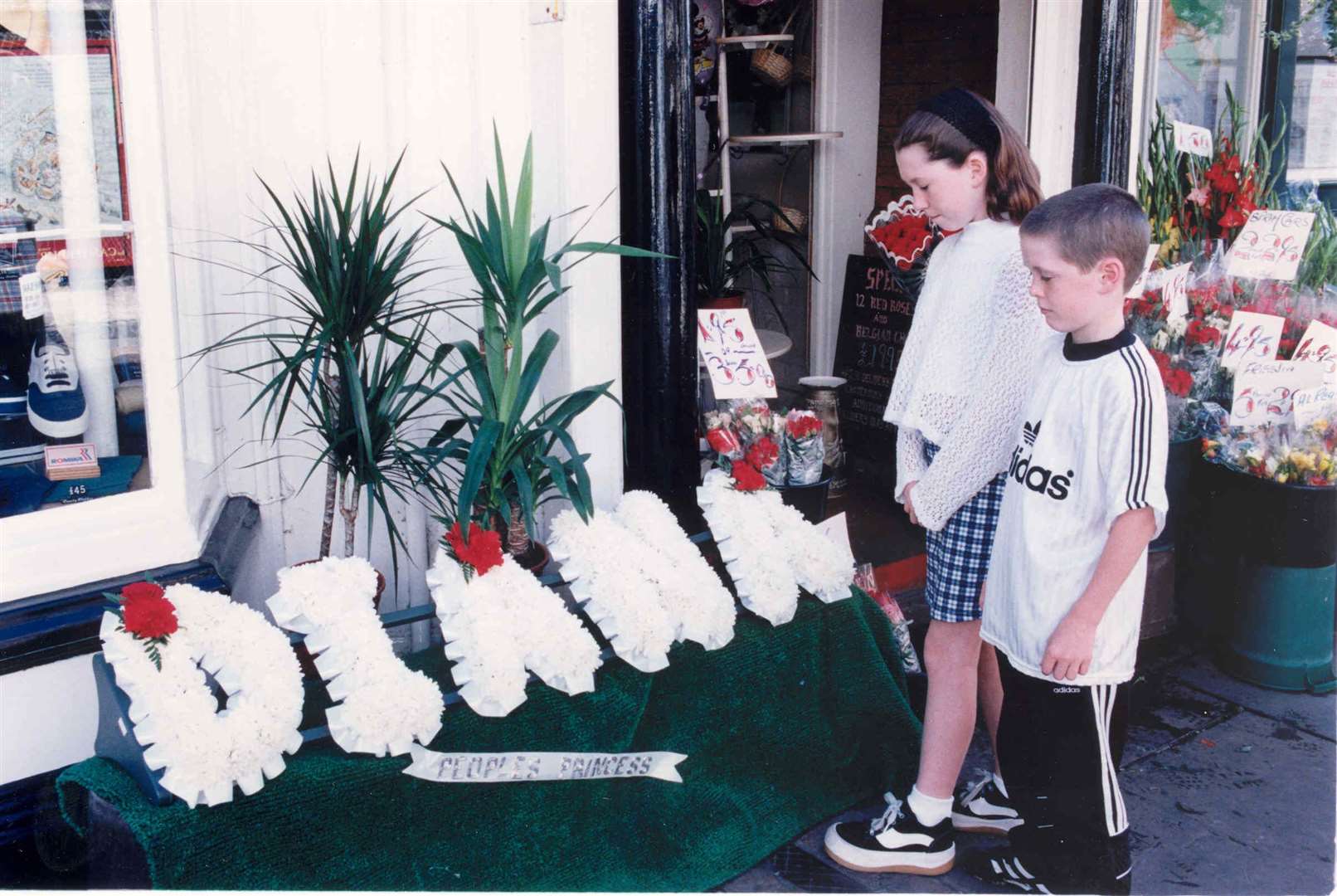 Tributes were left across Kent to remember Princess Diana following her tragic death in 1997