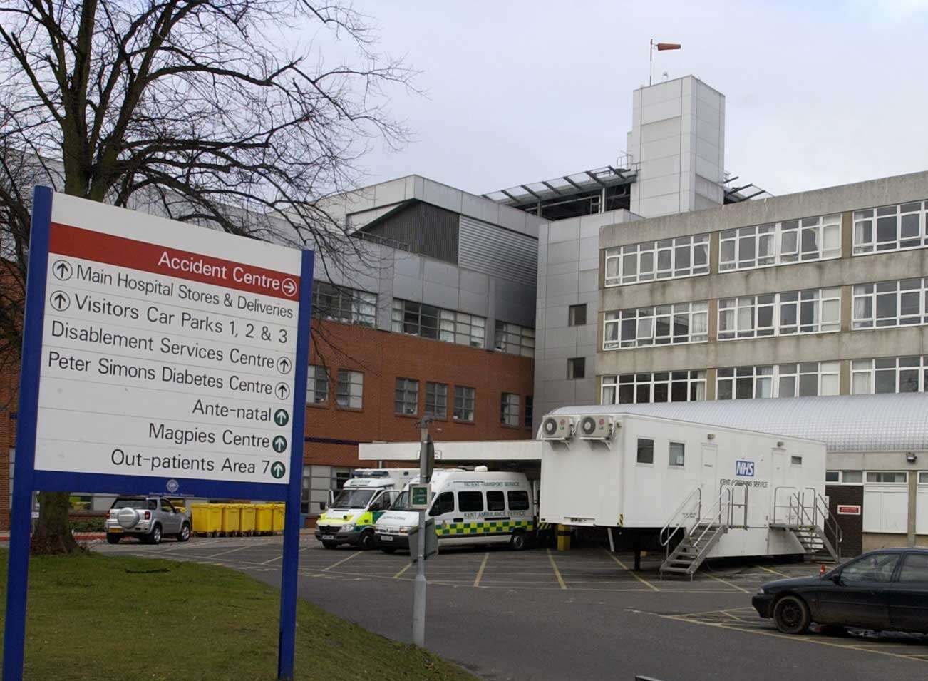 Medway Maritime Hospital. Library image