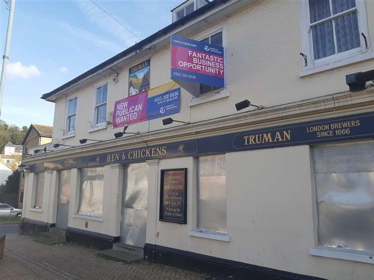 The former Hen and Chicks pub in Luton High Street, Chatham