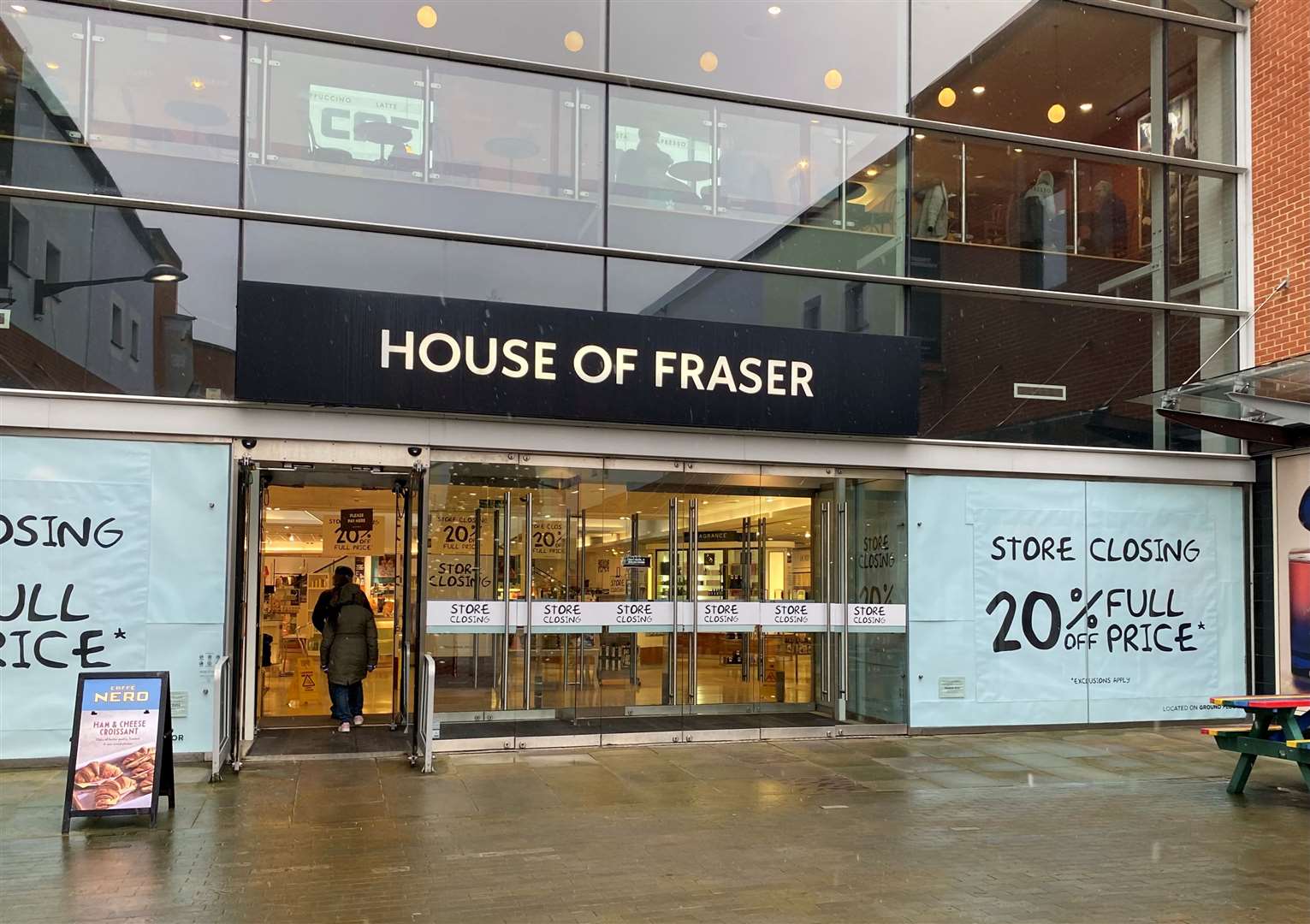 House of Fraser in Maidstone had been shut for six months for a revamp