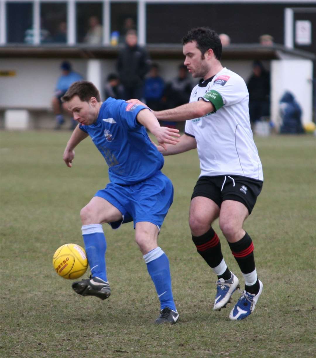 Adam Flanagan was the Dartford skipper as they won a second title under Tony Burman Picture: David Couldridge