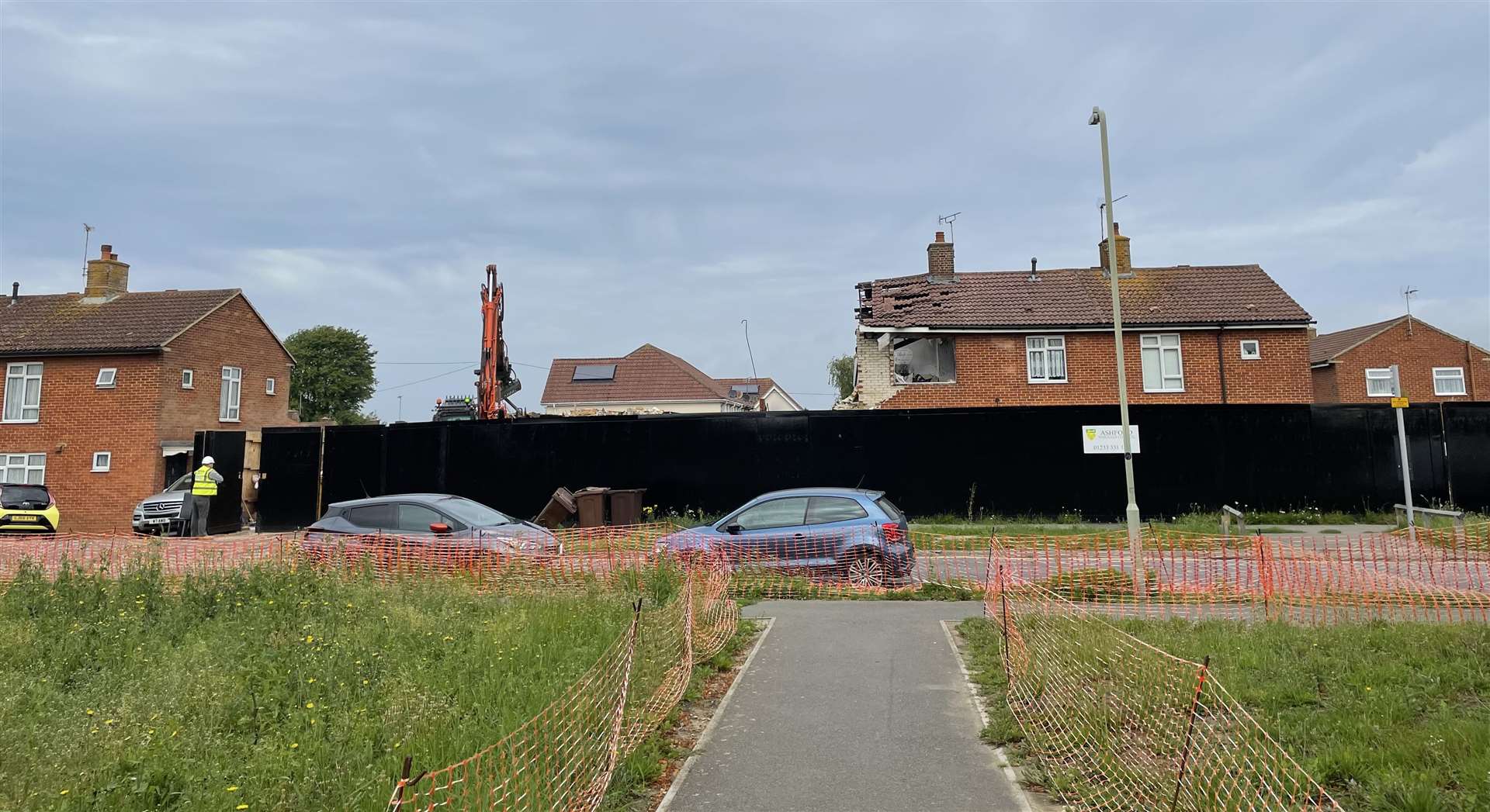 The four homes in Mill View will all be torn down. Pictures: Barry Goodwin