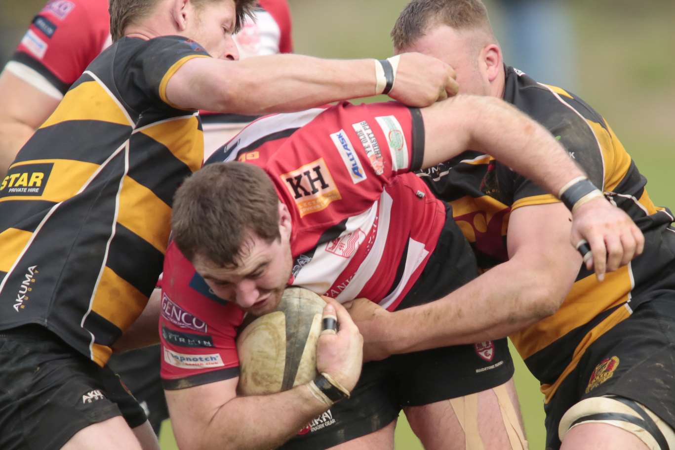 Maidstone's Ben Williams helps defeat Coney Hill in the Intermediate Cup national semi-final Picture: Martin Apps