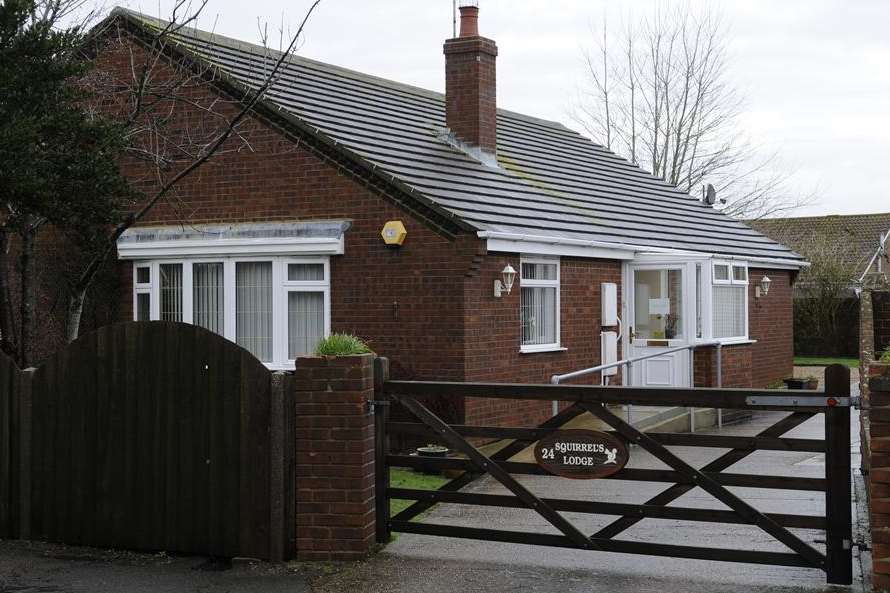 The home of James Courtney in Taylor Close, St Mary's Bay