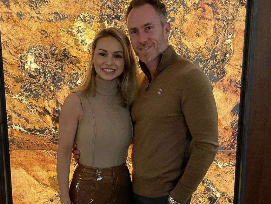 James and Ola Jordan enjoyed a night at The Cave near Faversham. Picture: Instagram / James Jordan