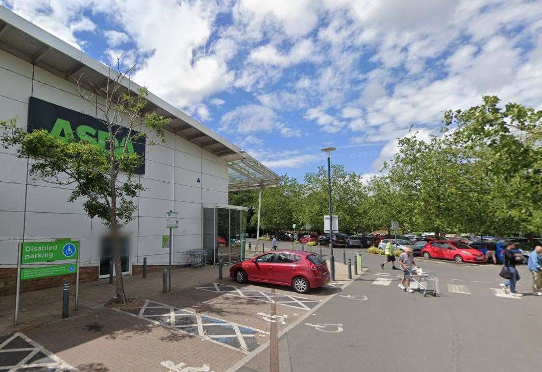 The Asda carpark in Kings Hill. Picture: Google Maps