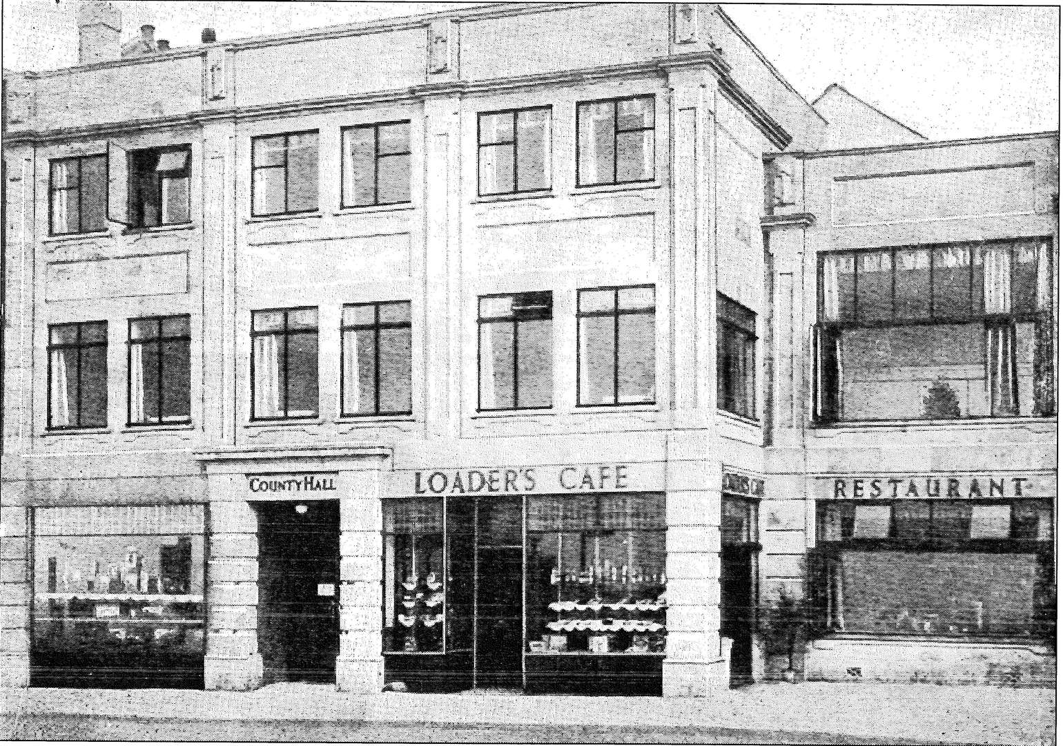 The building was previously home to Loader's Cafe and Restaurant, built in 1933 (Picture: Herne Bay Historical Records Society / John Fishpool)