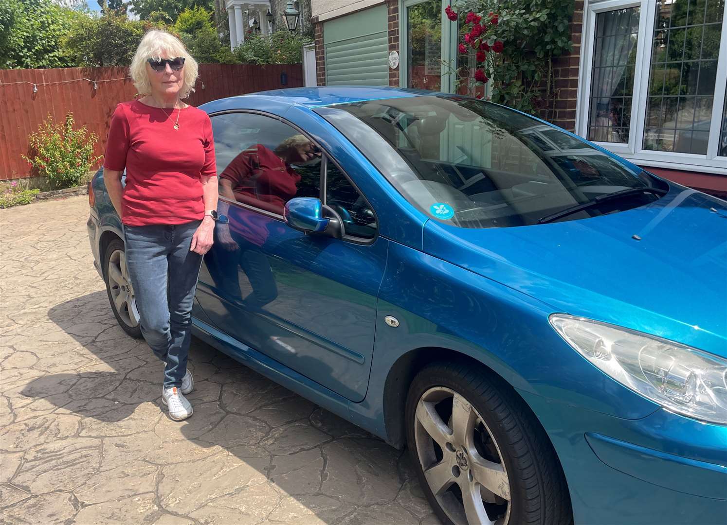 Sheila Burgman is calling for KCC to pay her £515 in compensation after her shock absorber was damaged going over a pothole in London Road, Allington