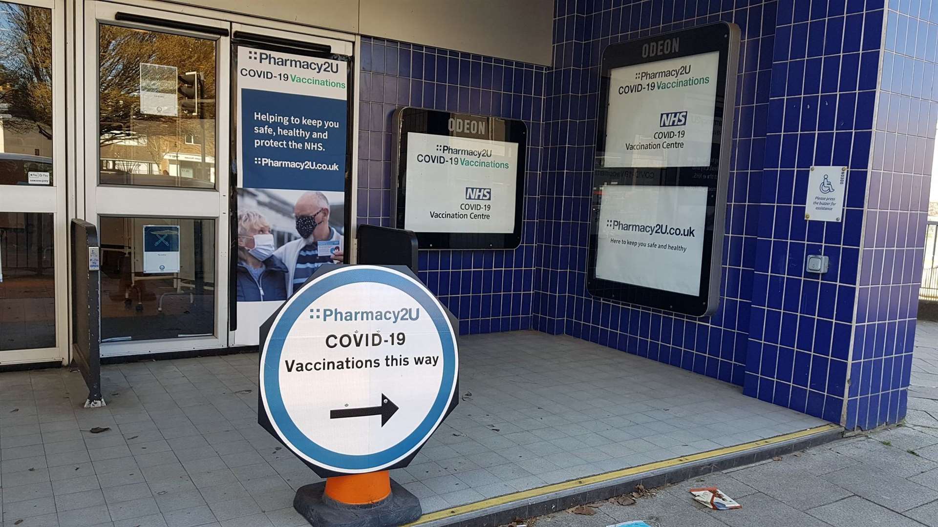 A vaccine hub had been running at the Canterbury Odeon