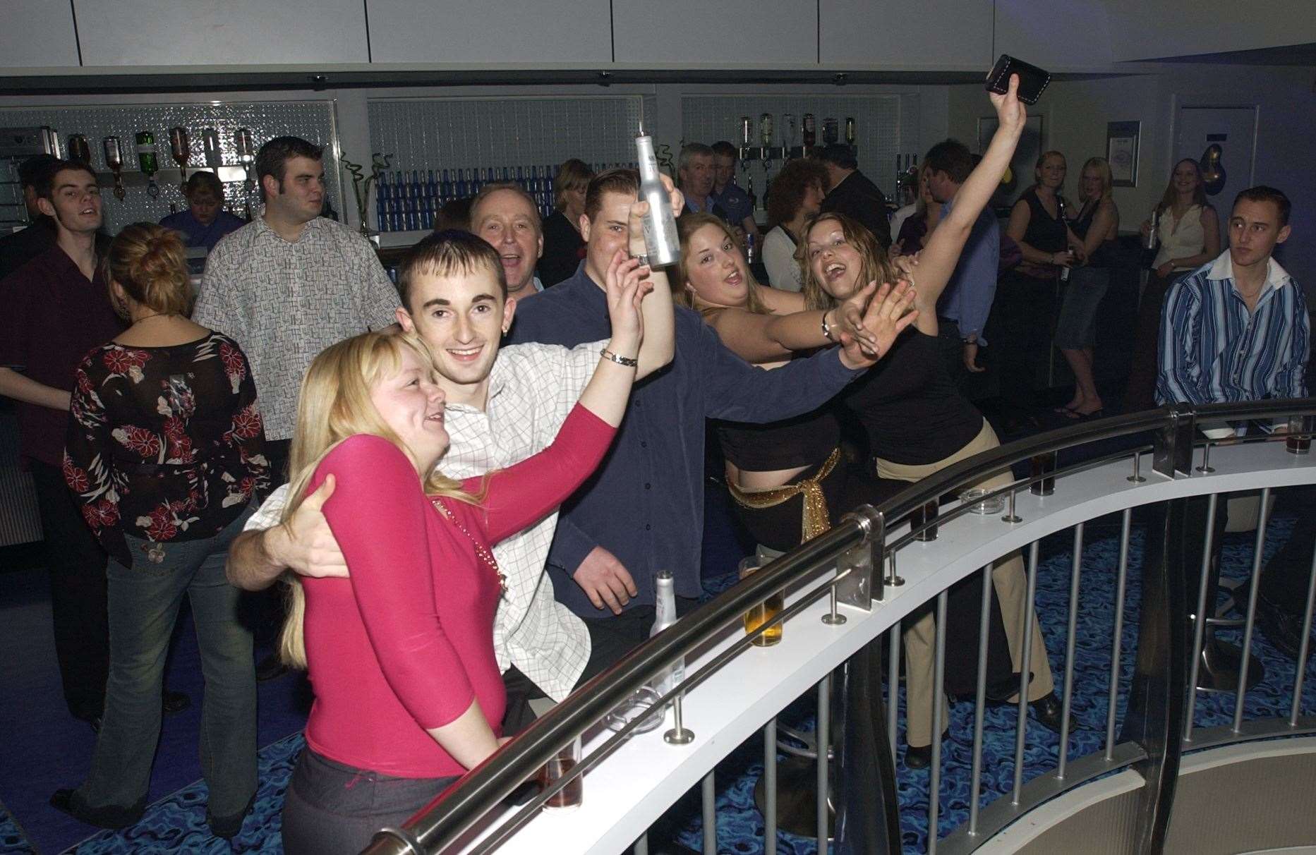 Inside Liquid nightclub in Ashford before it closed. Picture: Dave Downey