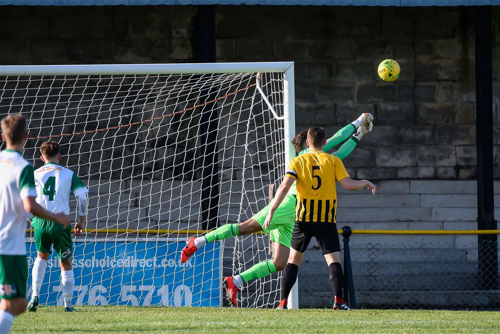 Henry Newcombe in action for Folkestone Invicta against Bognor Regis Town. Picture: Alan Langley