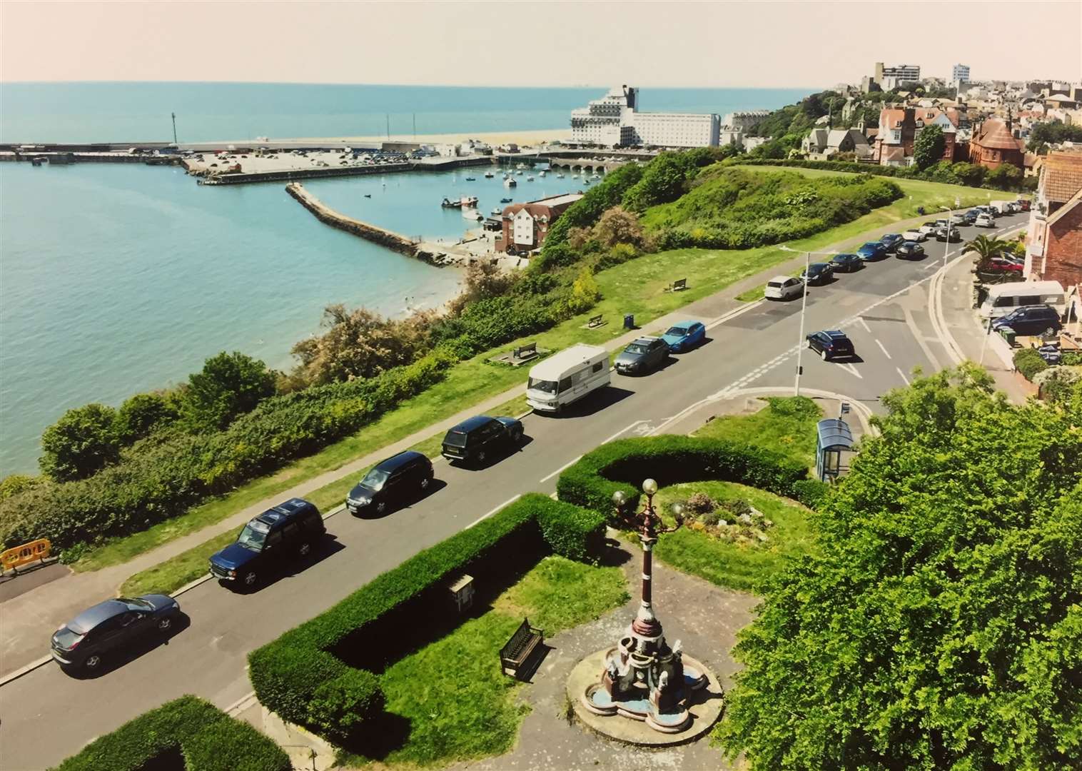 A view of the fountain from above. Picture: Robert Mouland