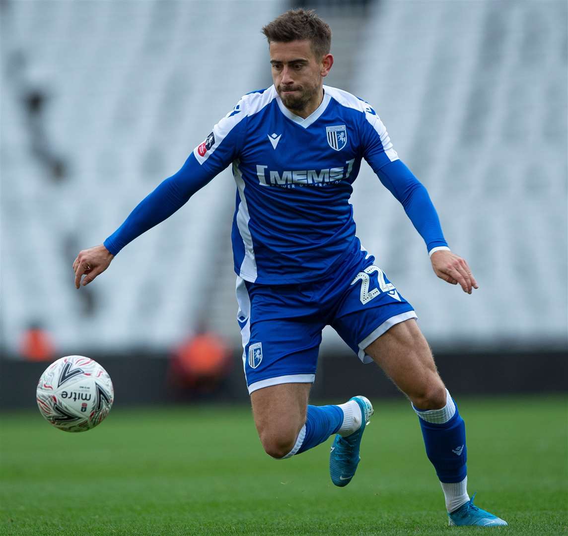 Olly Lee on the ball at the Stadium of Light on Saturday Picture: Ady Kerry