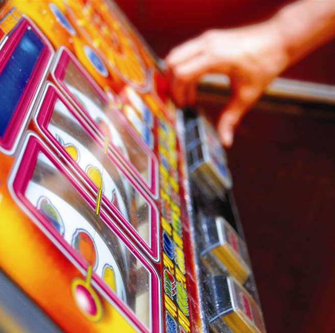 A fixed odds machine in a bookmakers. Library picture