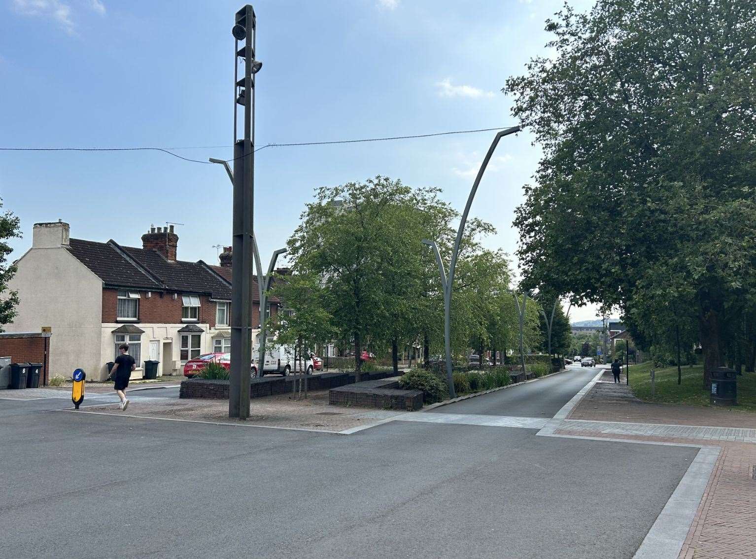 The crash occurred in Forge Lane in Ashford