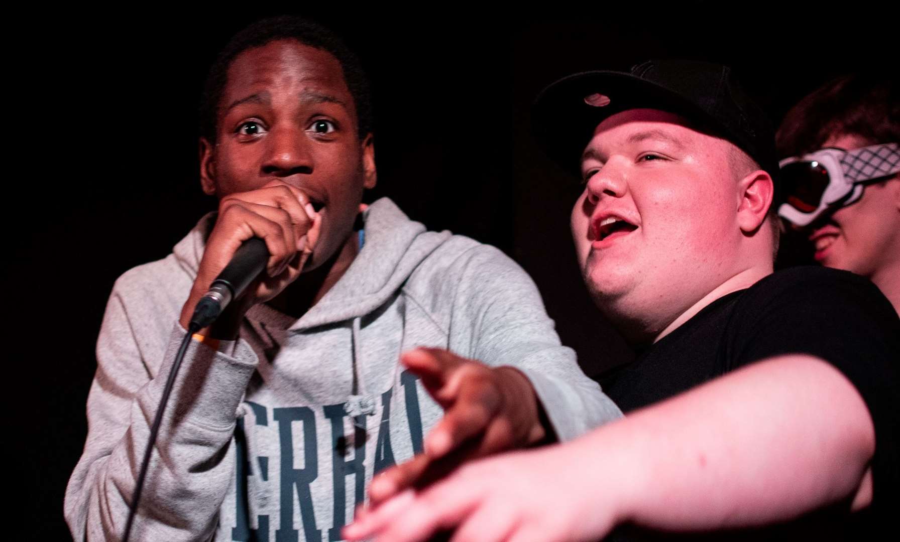 Vocalists in a Pie Factory Music session in Ramsgate Youth Centre. Picture: Steve Kreeger